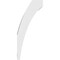 Ekena Millwork 5 1/2-in. W x 6-in. D x 14-in. H Thorton Architectural Grade PVC Knee Brace BRCP055X06X14THR - alternate 4